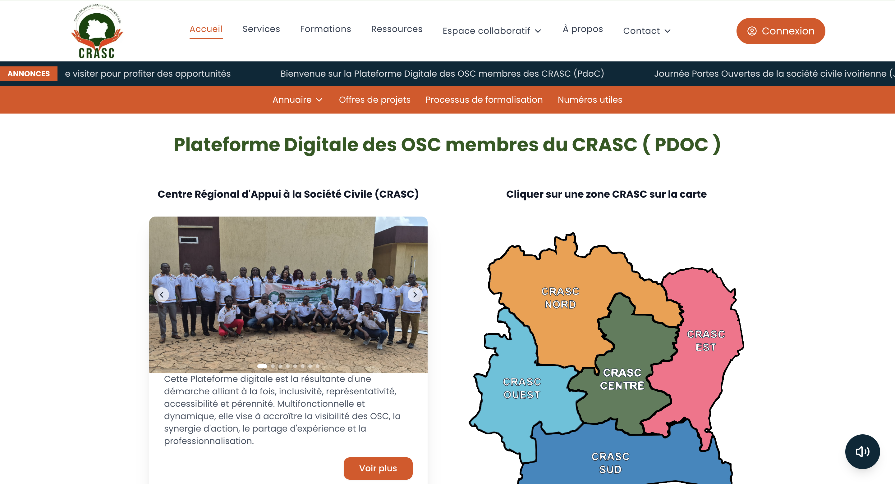Portail de la Société Civile (OSCI)